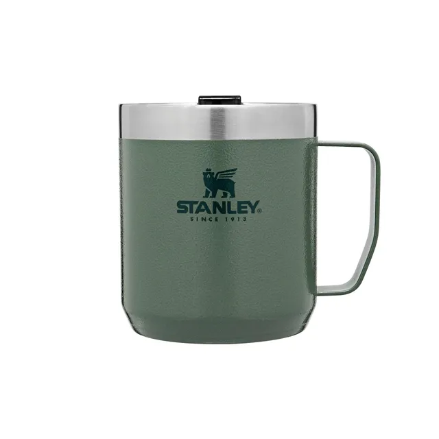 stanley-1913-classic-legendary-camp-mug-0-35-l-thermobecher-hammertone-green-dop image 1