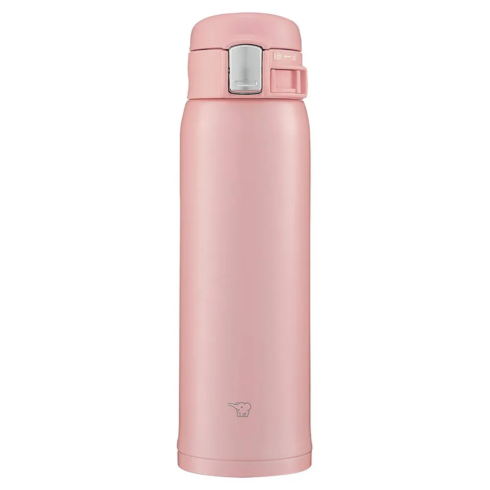 zojirushi-sm-sf48-pa-edelstahlbecher-one-touch-480-ml-rosa-leichteste-kompaktkla image 1
