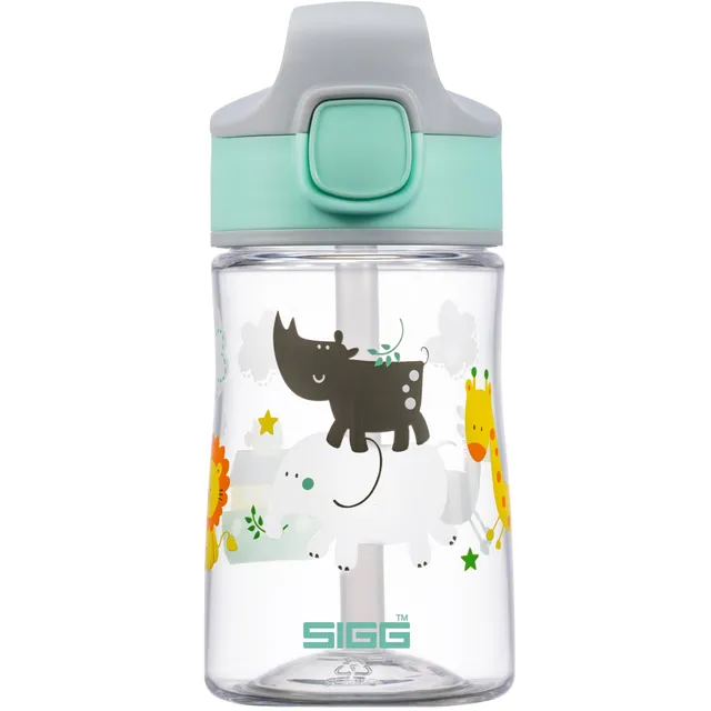 sigg-miracle-tritan-kinder-trinkflasche-mit-trinkhalm-einh-ndig-bedienbar-auslau image 1