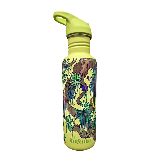 klean-kanteen-classic-earth-day-800-ml-edelstahl-trinkflasche-mit-flip-sport-cap image 1