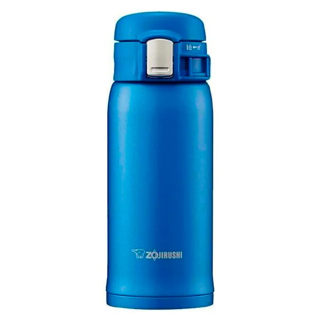 zojirushi-edelstahl-thermoskanne-360-ml-mattblau-doppelwandige-vakuumisolierung- image 1