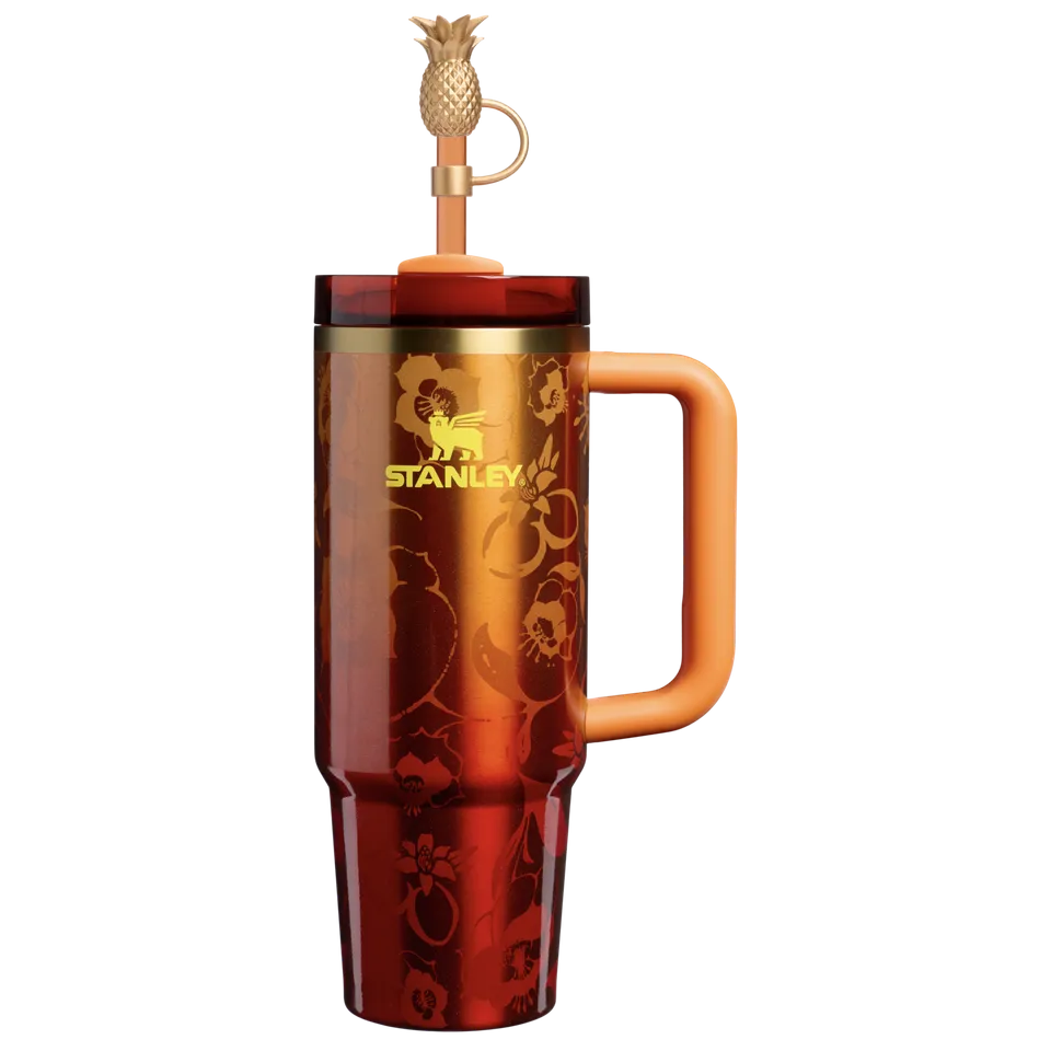 stanley-1913-x-karol-g-quencher-h2-0-flowstate-tumbler-0-89-l-tropicoqueta-hibis image 1