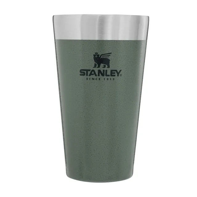 stanley-1913-adventure-stacking-bierbecher-0-47-l-hammertone-green-edelstahl-pin image 1