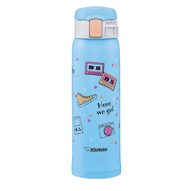 zojirushi-sm-sg48az-edelstahl-vakuumisolierbecher-473-ml-sketch-blue-mit-sicherh image 1