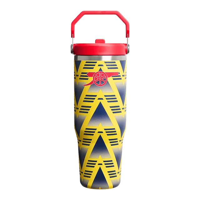 stanley-1913-x-arsenal-iceflow-flip-straw-2-0-tumbler-0-89l-auslaufsicherer-fan- image 1