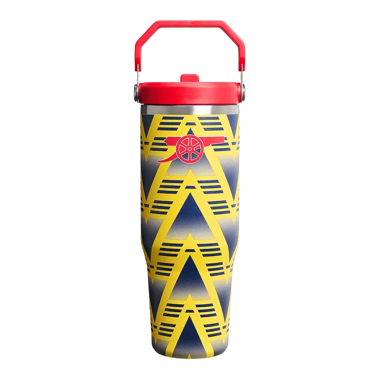 stanley-1913-x-arsenal-iceflow-flip-straw-2-0-tumbler-0-89l-auslaufsicherer-fan- image 1