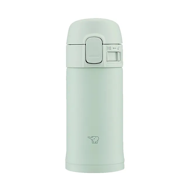 zojirushi-vakuumflasche-0-2-l-salbeigr-n-edelstahl-thermo-trinkflasche-klein-lei image 1
