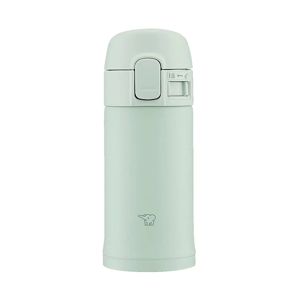 zojirushi-vakuumflasche-0-2-l-salbeigr-n-edelstahl-thermo-trinkflasche-klein-lei image 1