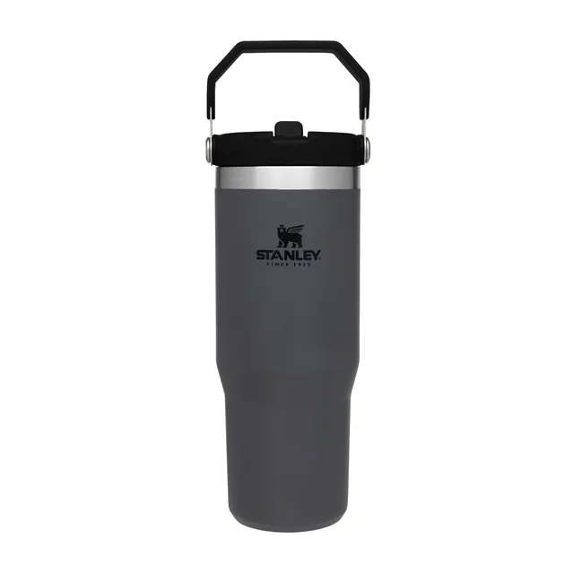 stanley-iceflow-flip-straw-trinkflasche-0-89l-charcoal-thermosflasche-mit-strohh image 1