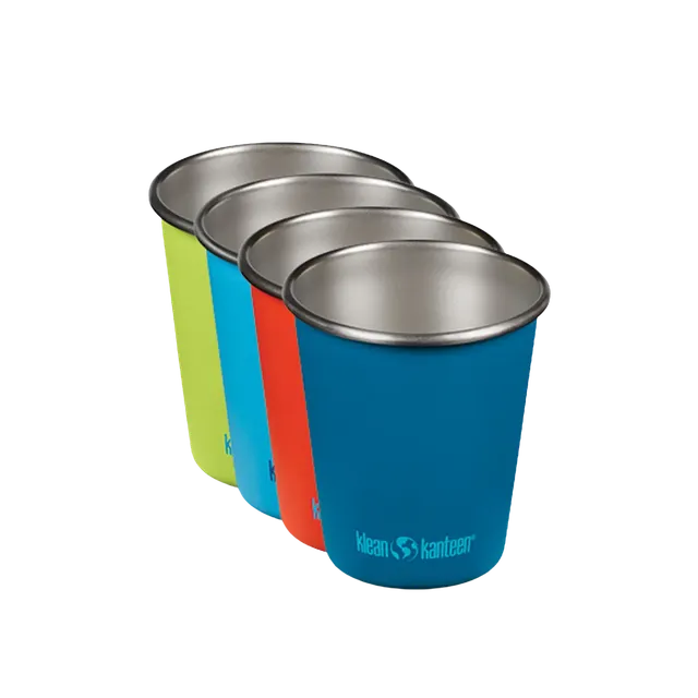 klean-kanteen-edelstahl-trinkbecher-pint-cup-dragon-tails-296ml-4er-set-einwandi image 1