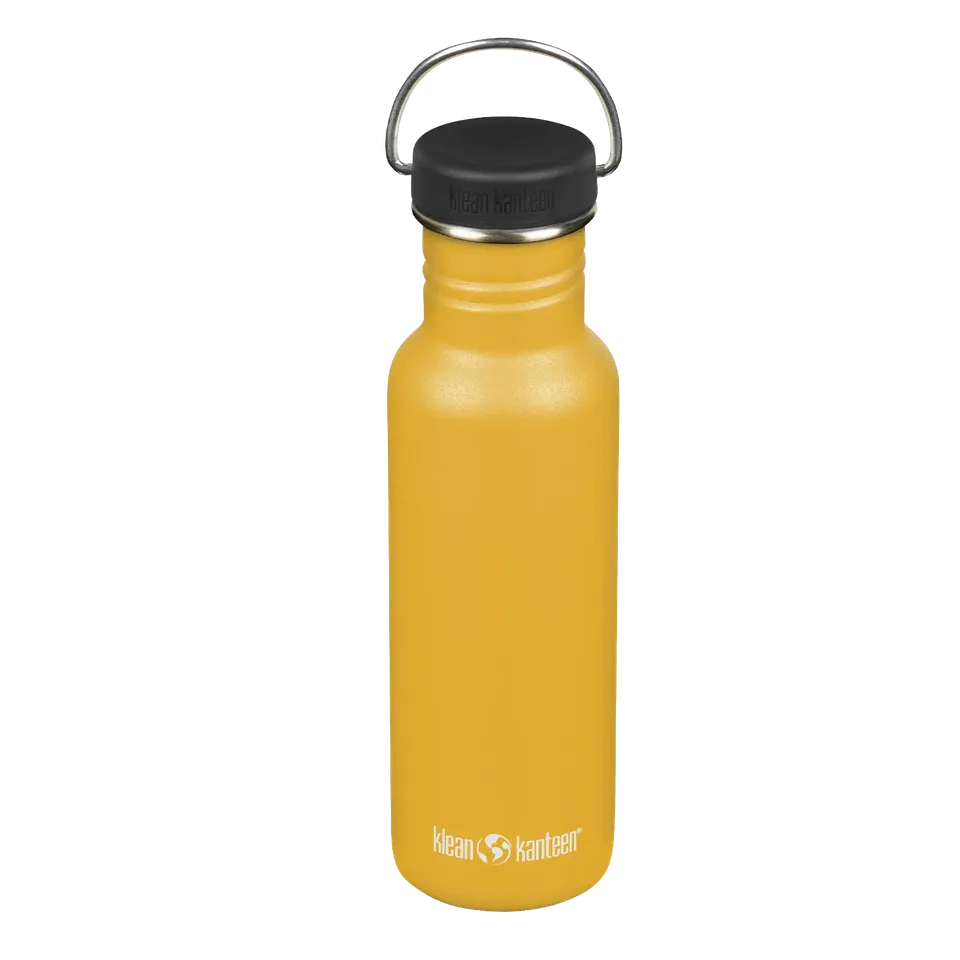 klean-kanteen-classic-800-ml-edelstahl-trinkflasche-einwandig-mit-loop-cap image 1