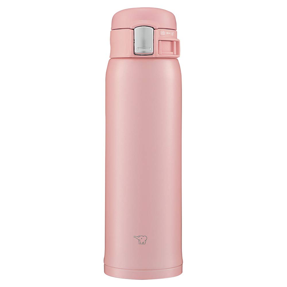 zojirushi-sm-sf48-pa-edelstahlbecher-one-touch-480-ml-rosa-leichteste-kompaktkla image 1