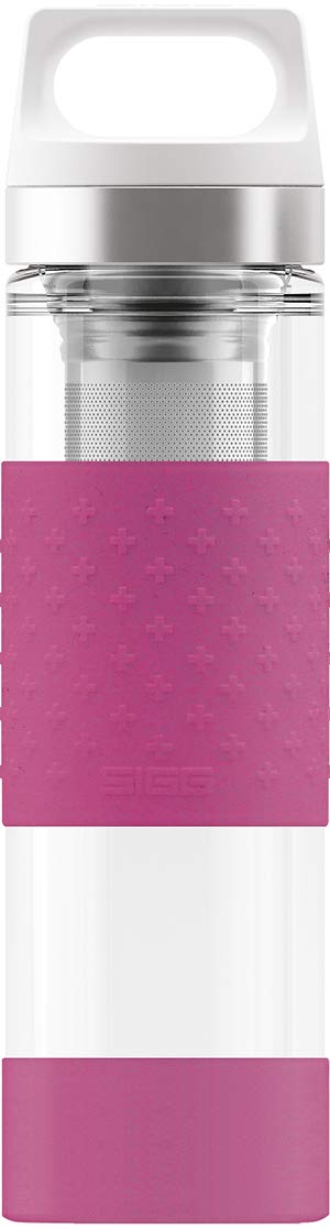 sigg-hot-cold-glass-thermo-trinkflasche-0-4-l-doppelwandige-glas-thermoskanne-au image 1
