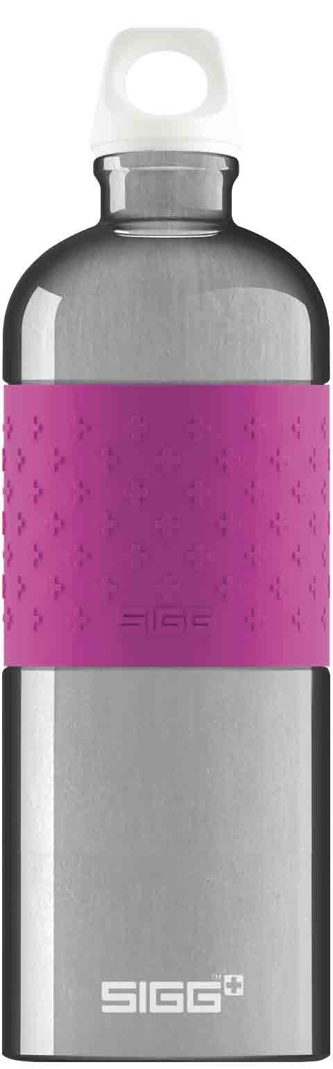 sigg-cyd-trinkflasche-1-0-l-alu-berry-design-aluminiumflasche-mit-grip-und-lace- image 1