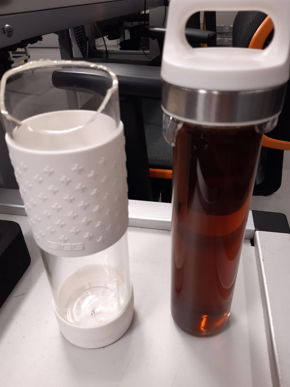 Schöne Flasche, kleine Handhabungshinweise