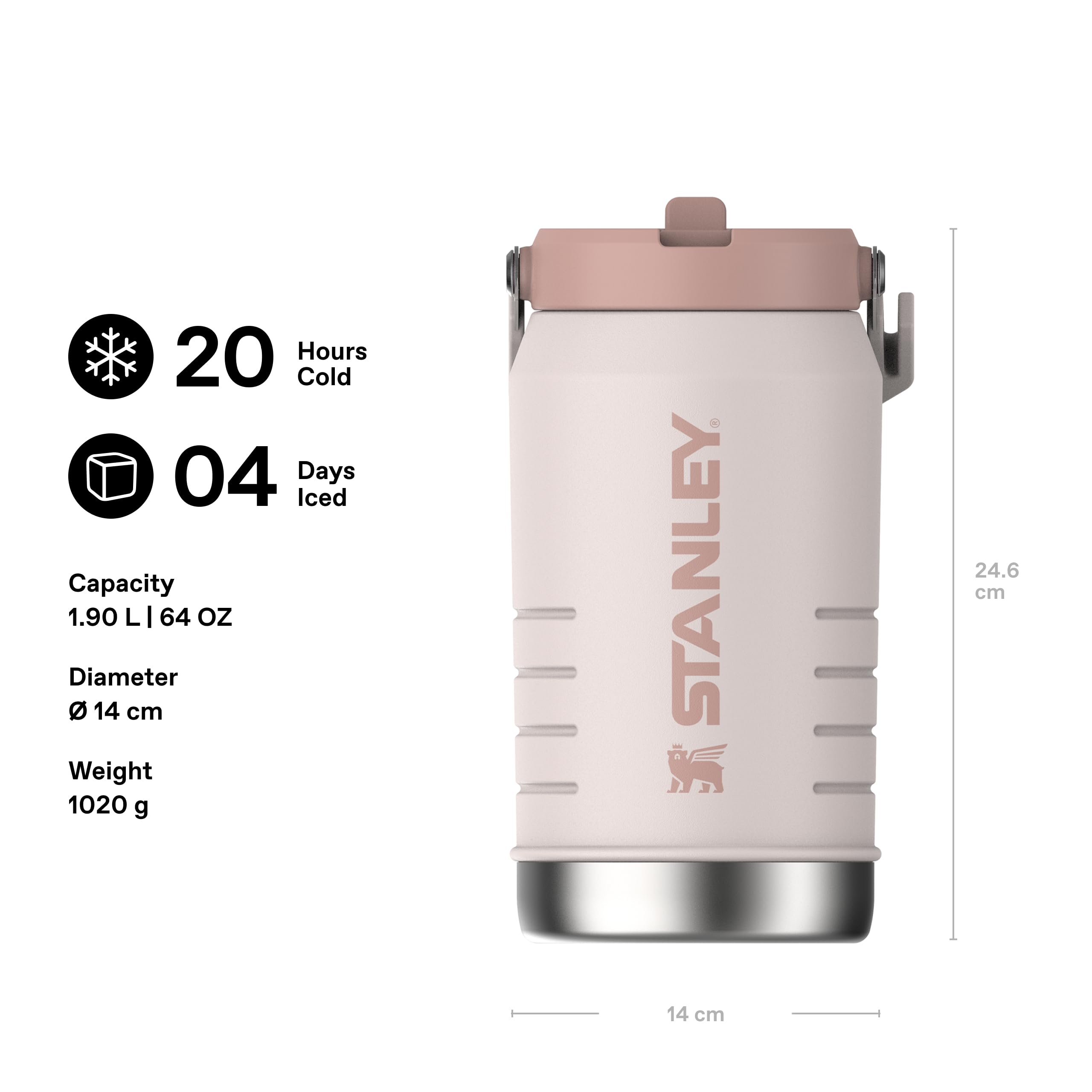 stanley-1913-iceflow-flip-straw-2-0-jug-1-9-l-rose-quartz-k-hlt-20-std-4-tage-ei image 2