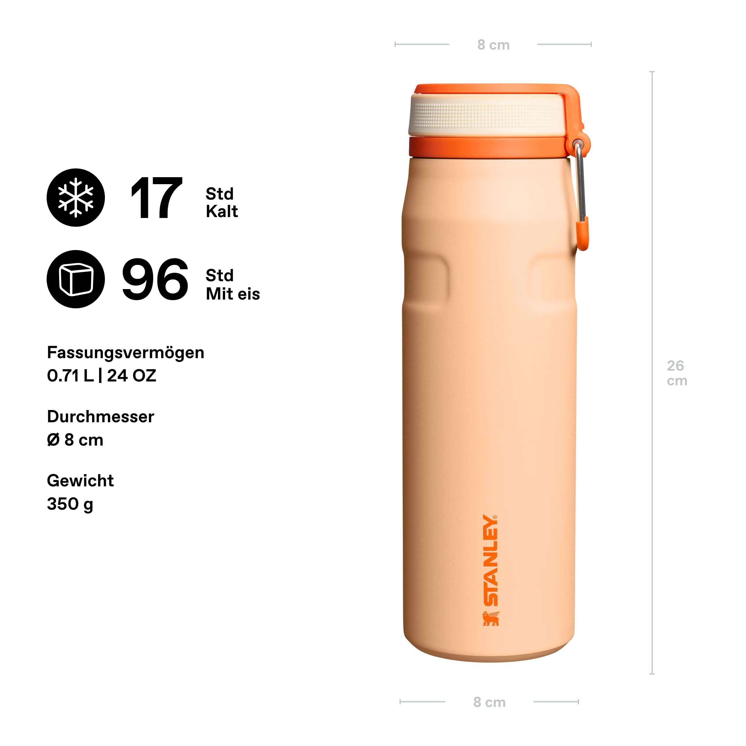 stanley-1913-flip-straw-trinkflasche-0-7-l-orange-sherbet-k-hlt-10-std-3-tage-ei image 2
