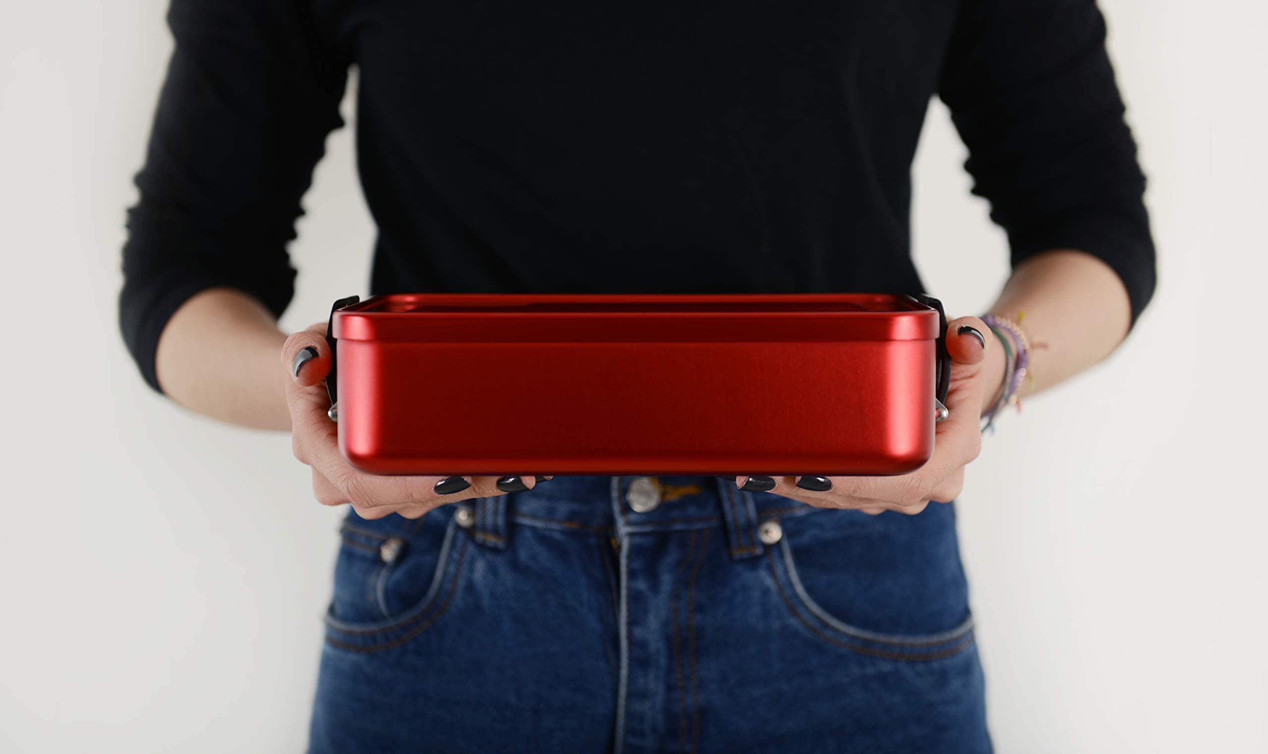 sigg-metal-box-plus-l-red-lunchbox-1-2-l-8698-10-federleichte-aluminium-brotdose image 2