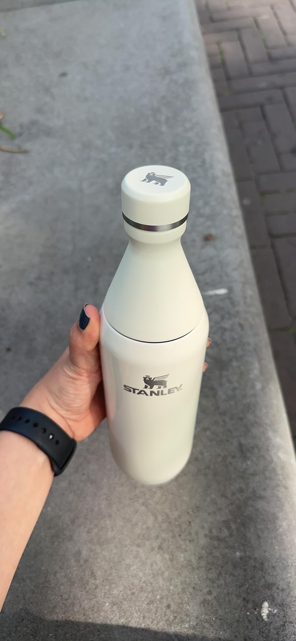 Solide Flasche