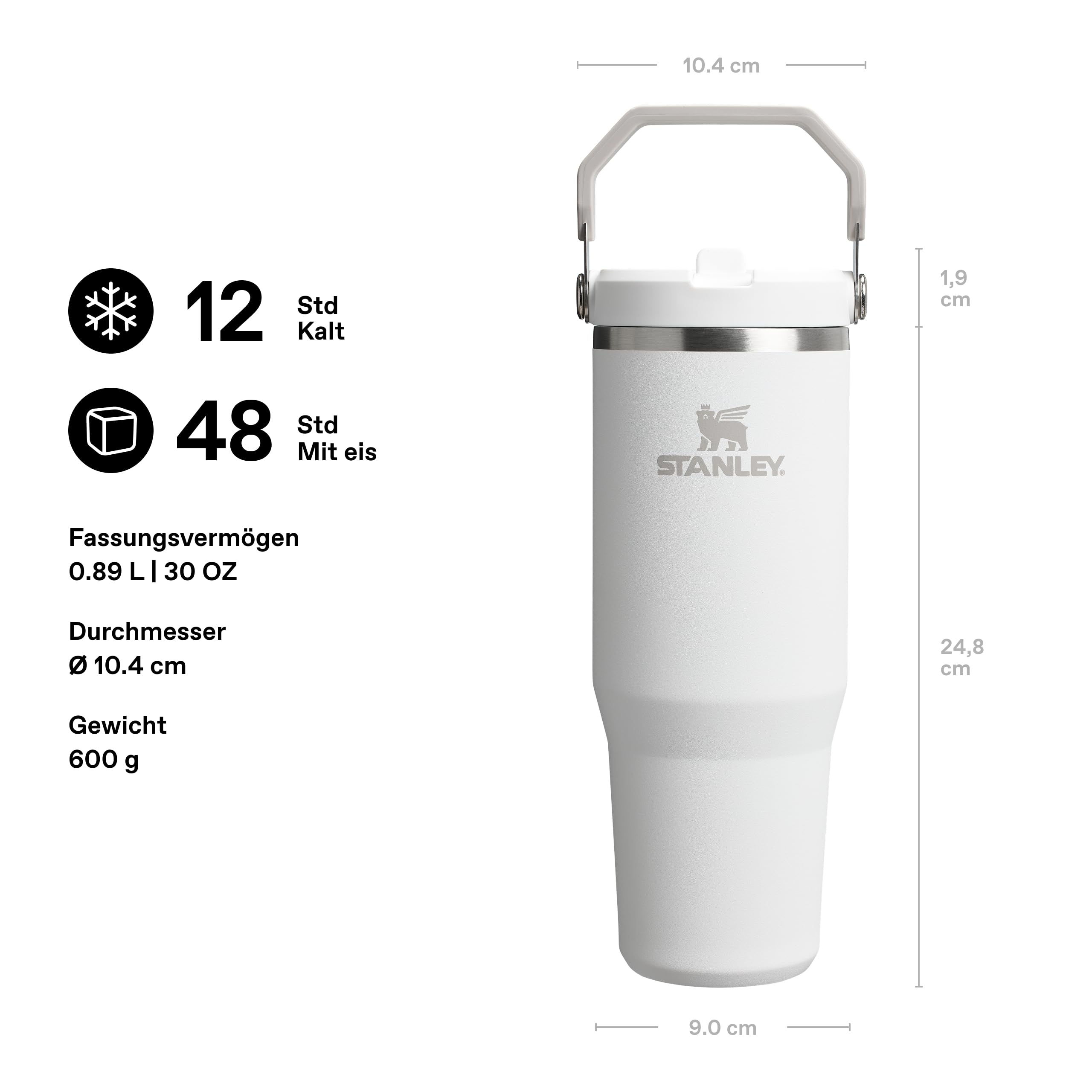 stanley-1913-iceflow-flip-straw-tumbler-0-89-l-trinkflasche-mit-strohhalm-frost- image 2