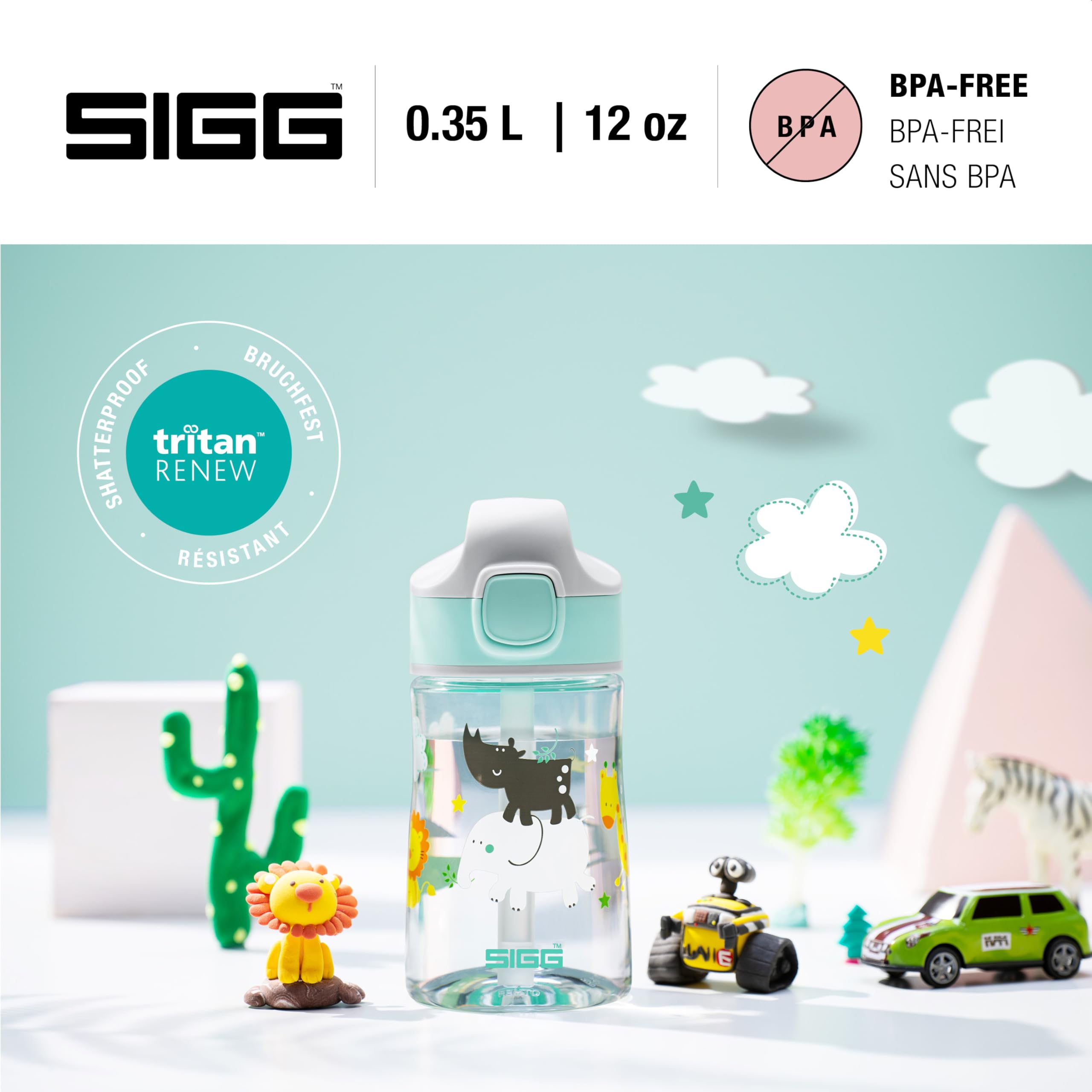 sigg-miracle-tritan-kinder-trinkflasche-mit-trinkhalm-einh-ndig-bedienbar-auslau image 2