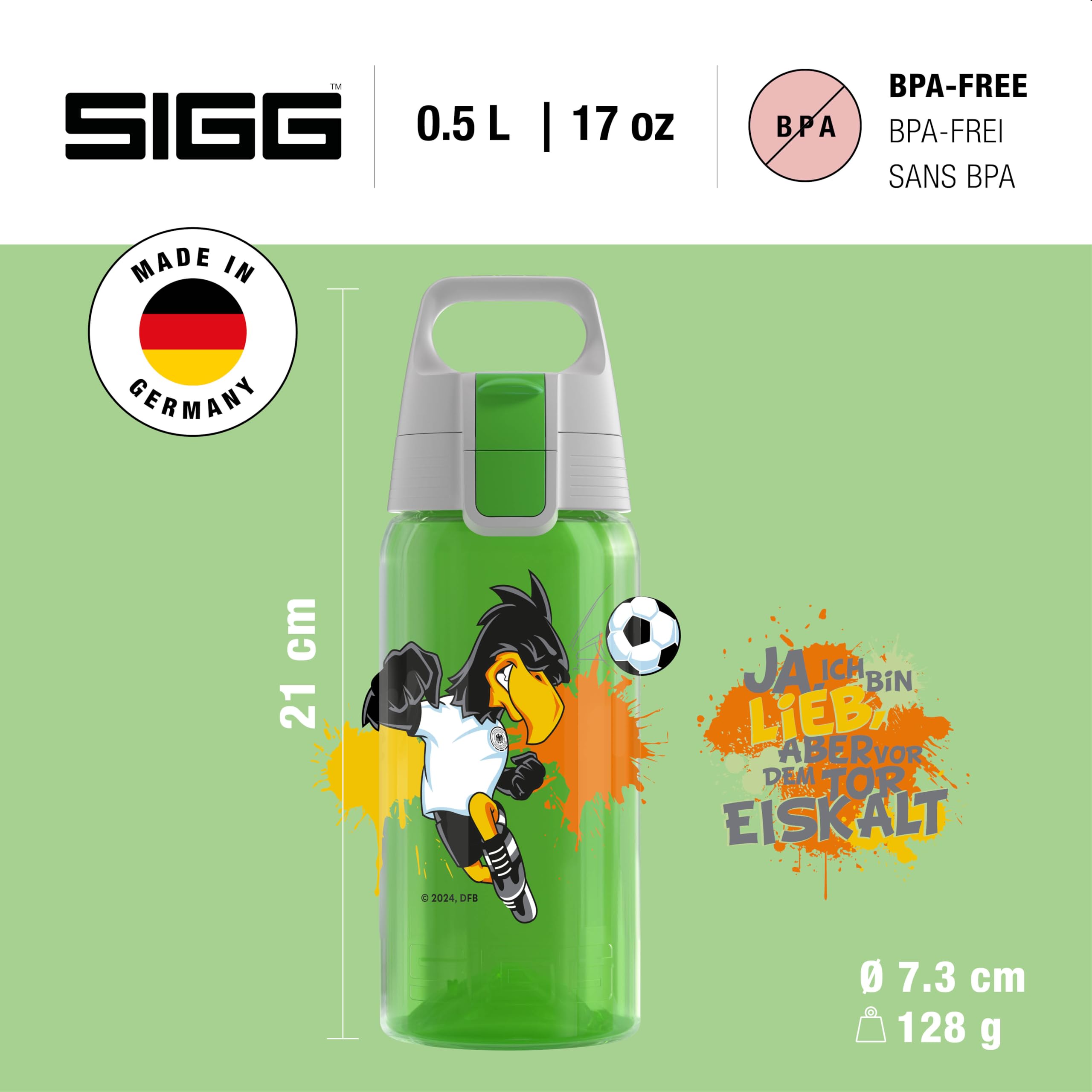 sigg-viva-one-kinder-trinkflasche-500-ml-made-in-germany-einhand-knopfdruck-vers image 2