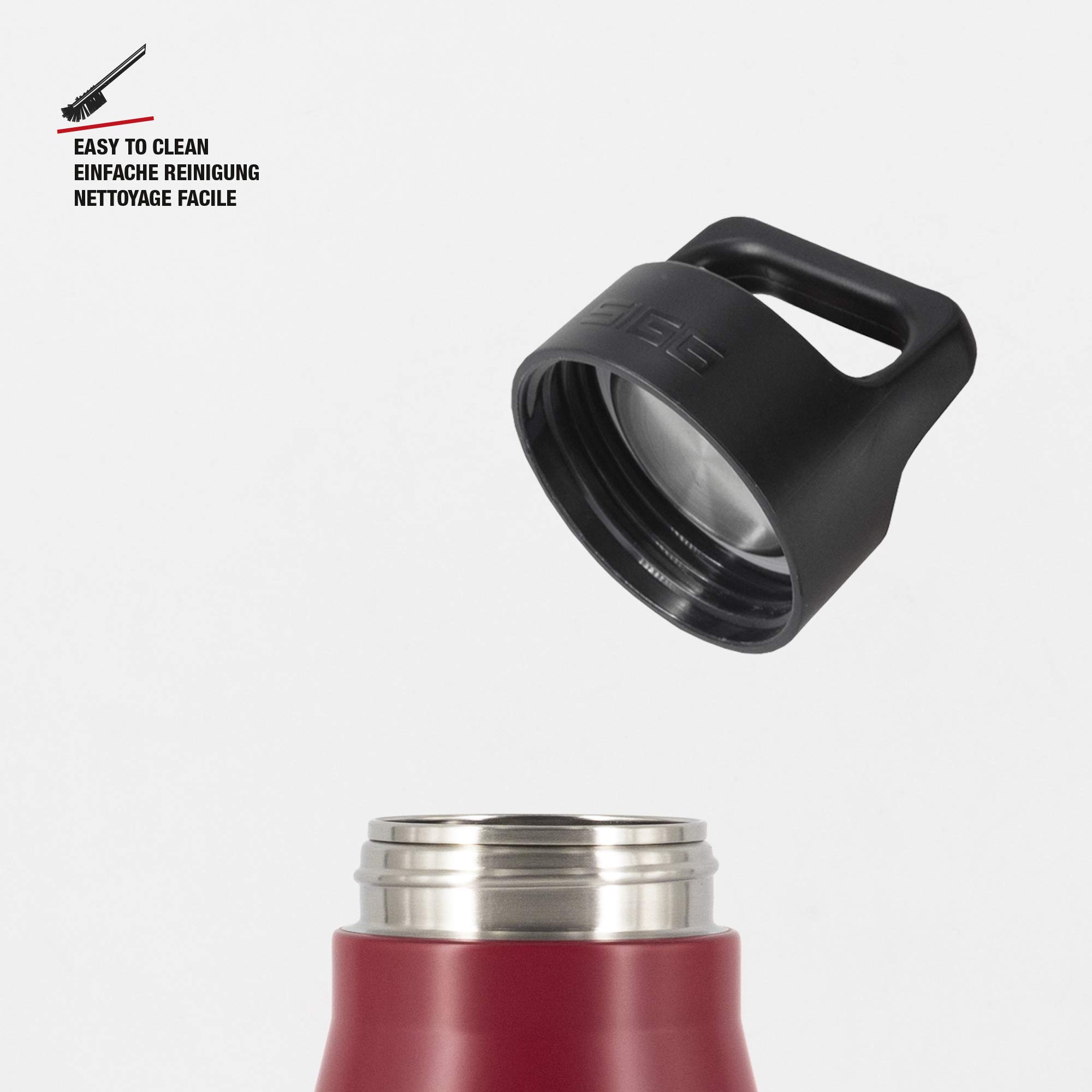 sigg-explorer-edelstahl-trinkflasche-0-75-l-magenta-auslaufsicher-f-r-kohlens-ur image 2