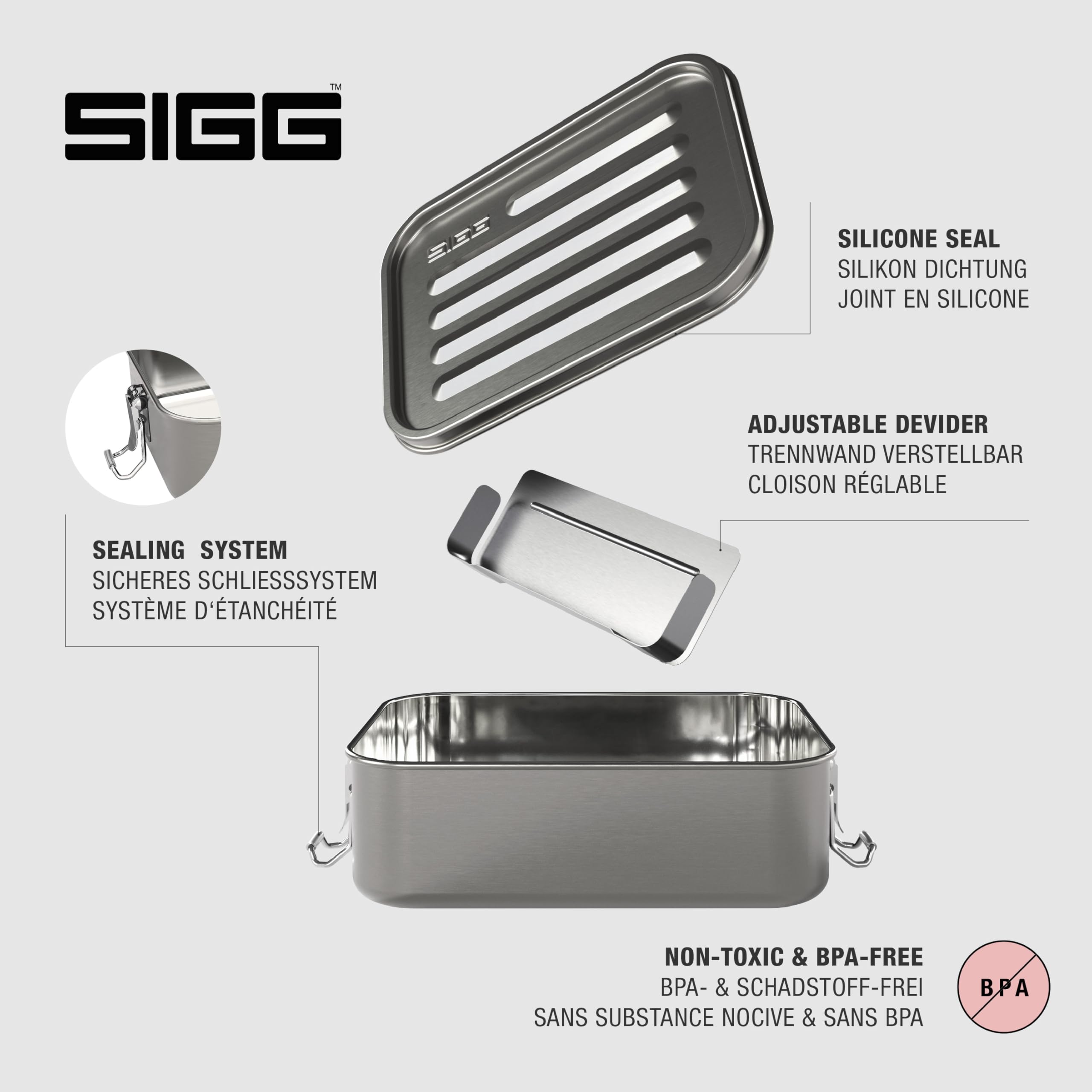 sigg-gemstone-brotdose-auslaufsichere-edelstahl-lunchbox-18-8-mit-separator-sp-l image 3
