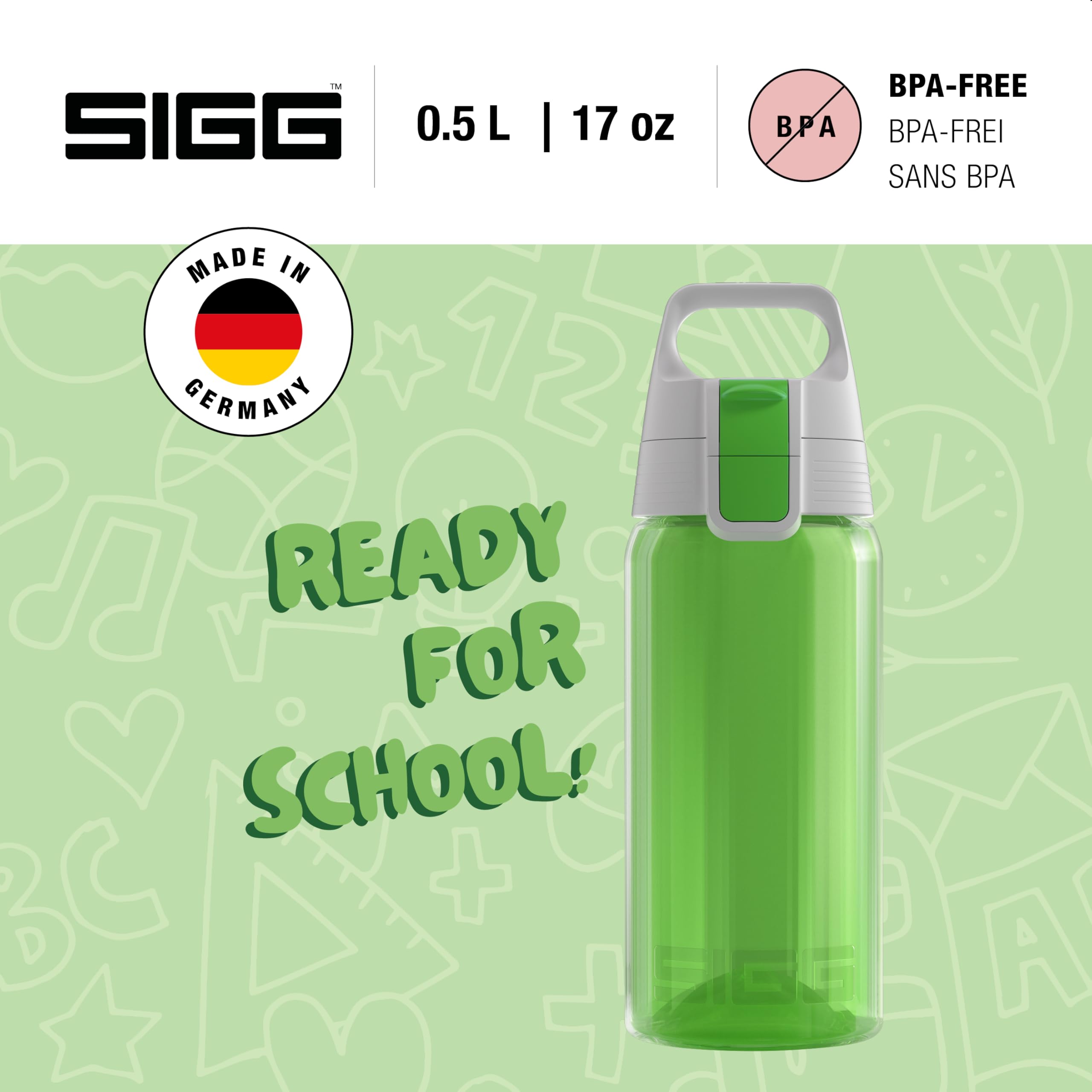sigg-viva-one-kindertrinkflasche-0-5-l-transparentes-polypropylen-auslaufsichere image 2