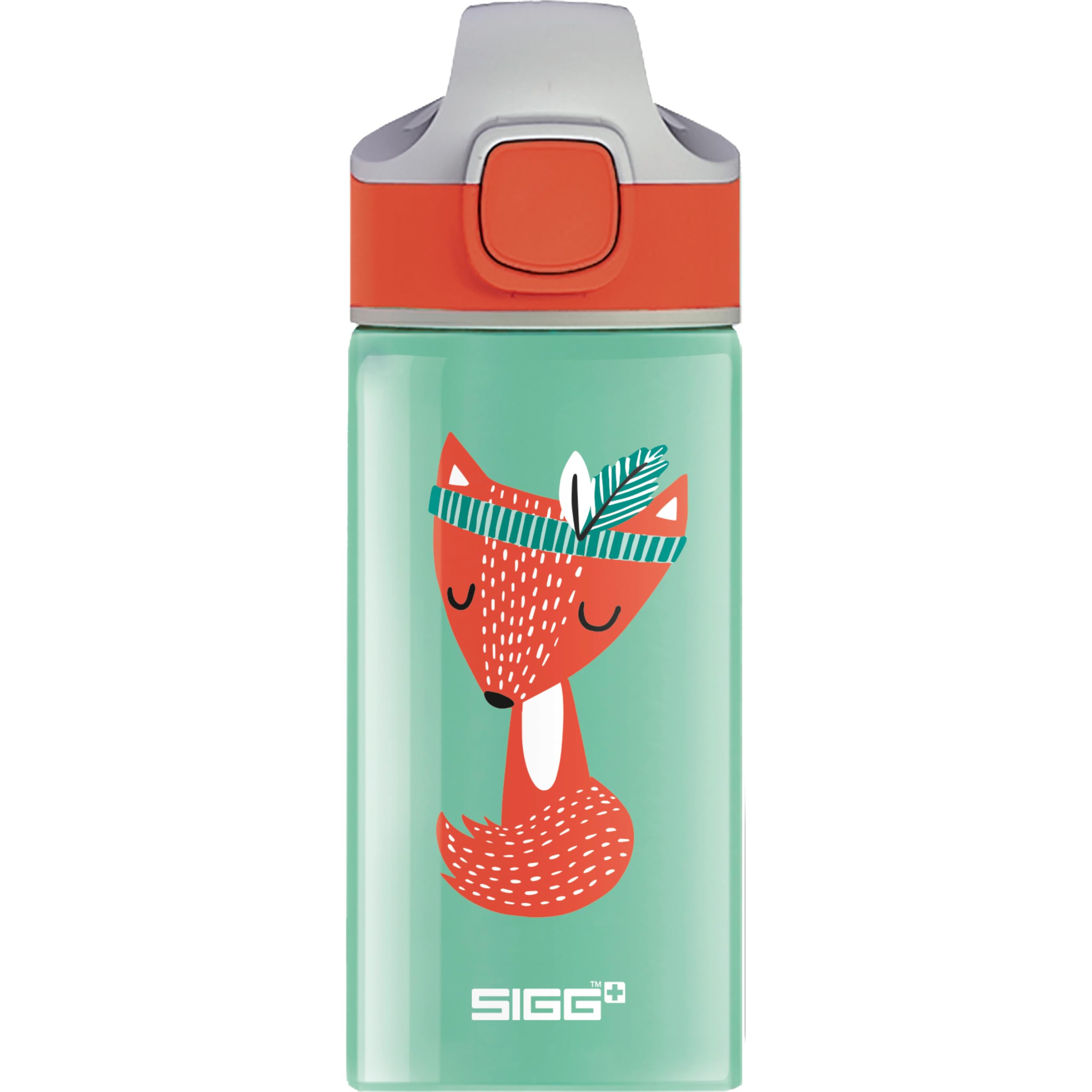 sigg-miracle-peaceful-kinder-trinkflasche-mit-trinkhalm-0-4-l-einh-ndig-bedienba image 1