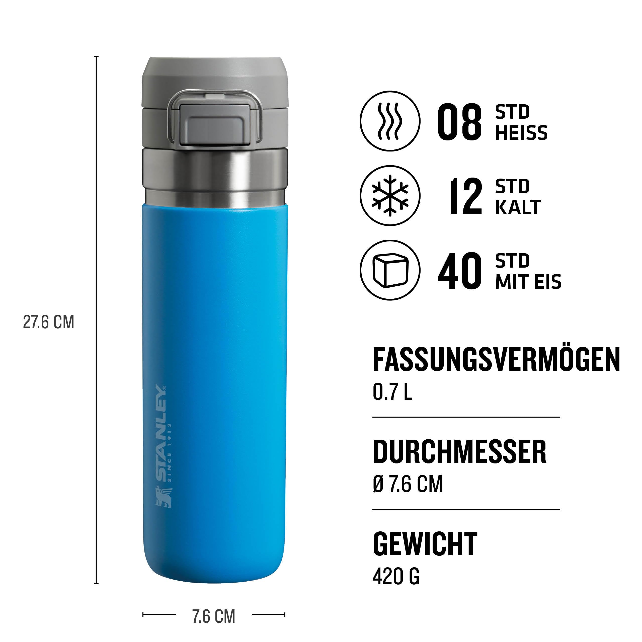 stanley-1913-quick-flip-trinkflasche-0-7-l-azure-edelstahl-isolierflasche-mit-st image 2