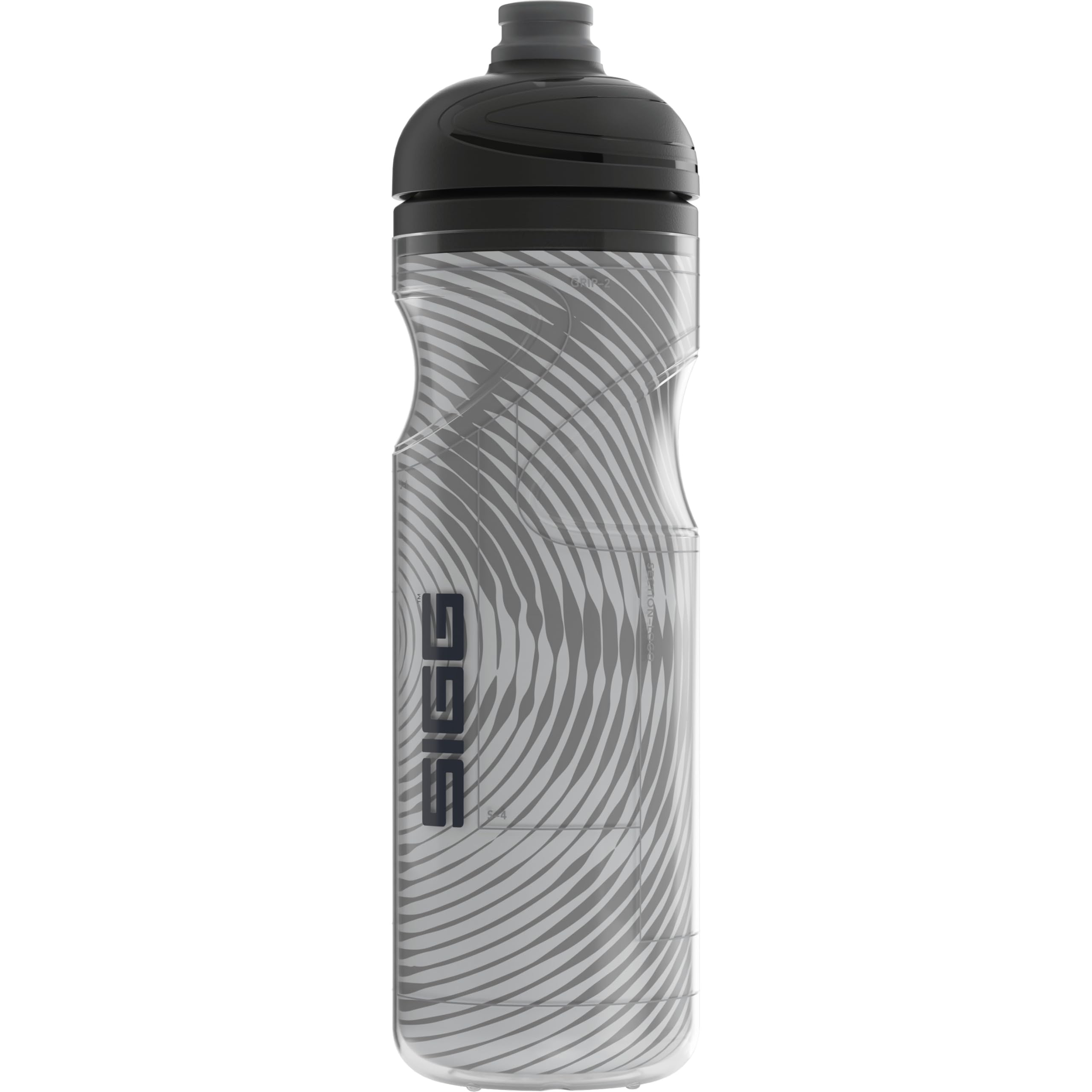sigg-pulsar-therm-snow-fahrradflasche-0-65-l-doppelt-isolierte-quetschbare-sport image 1