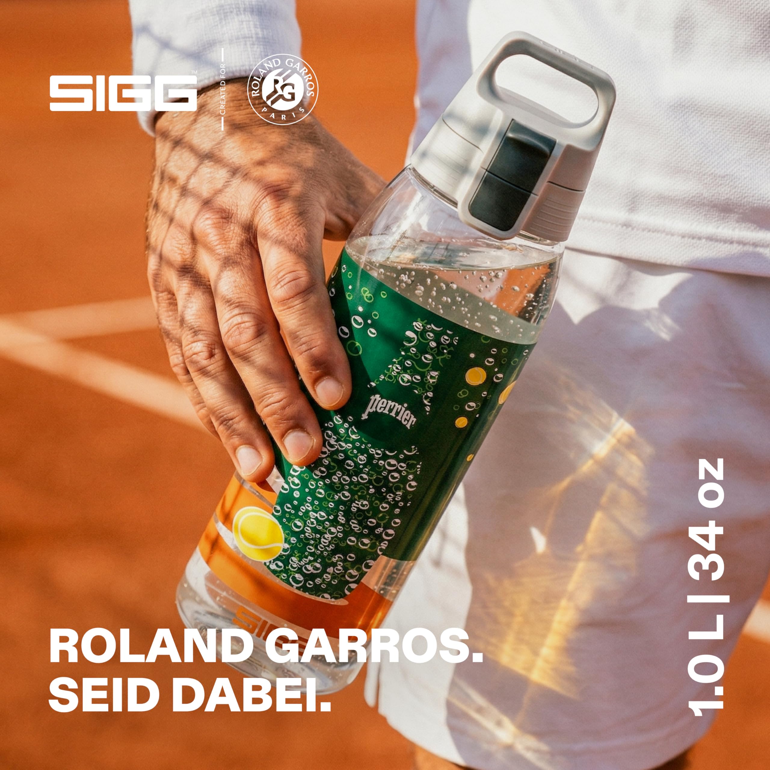 sigg-total-clear-one-roland-garros-trinkflasche-transparente-tritan-renew-wasser image 2