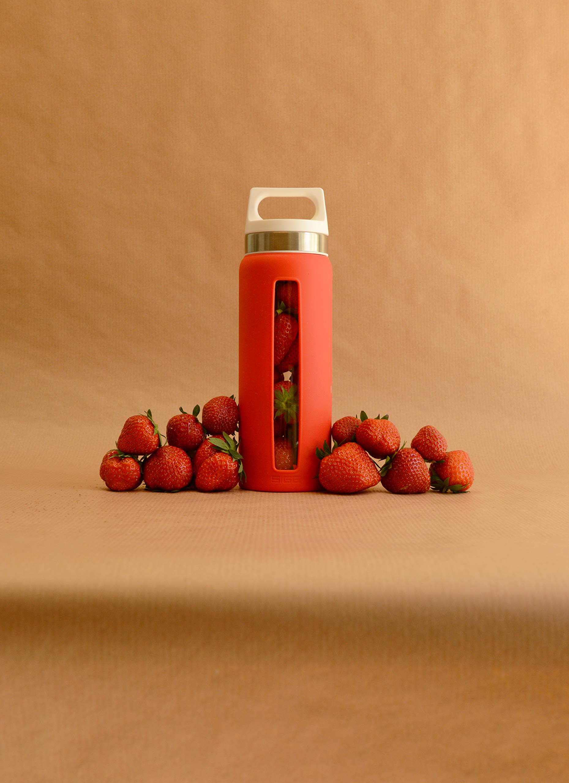 sigg-dream-glas-trinkflasche-0-65-l-borosilikatglas-mit-silikonh-lle-auslaufsich image 2