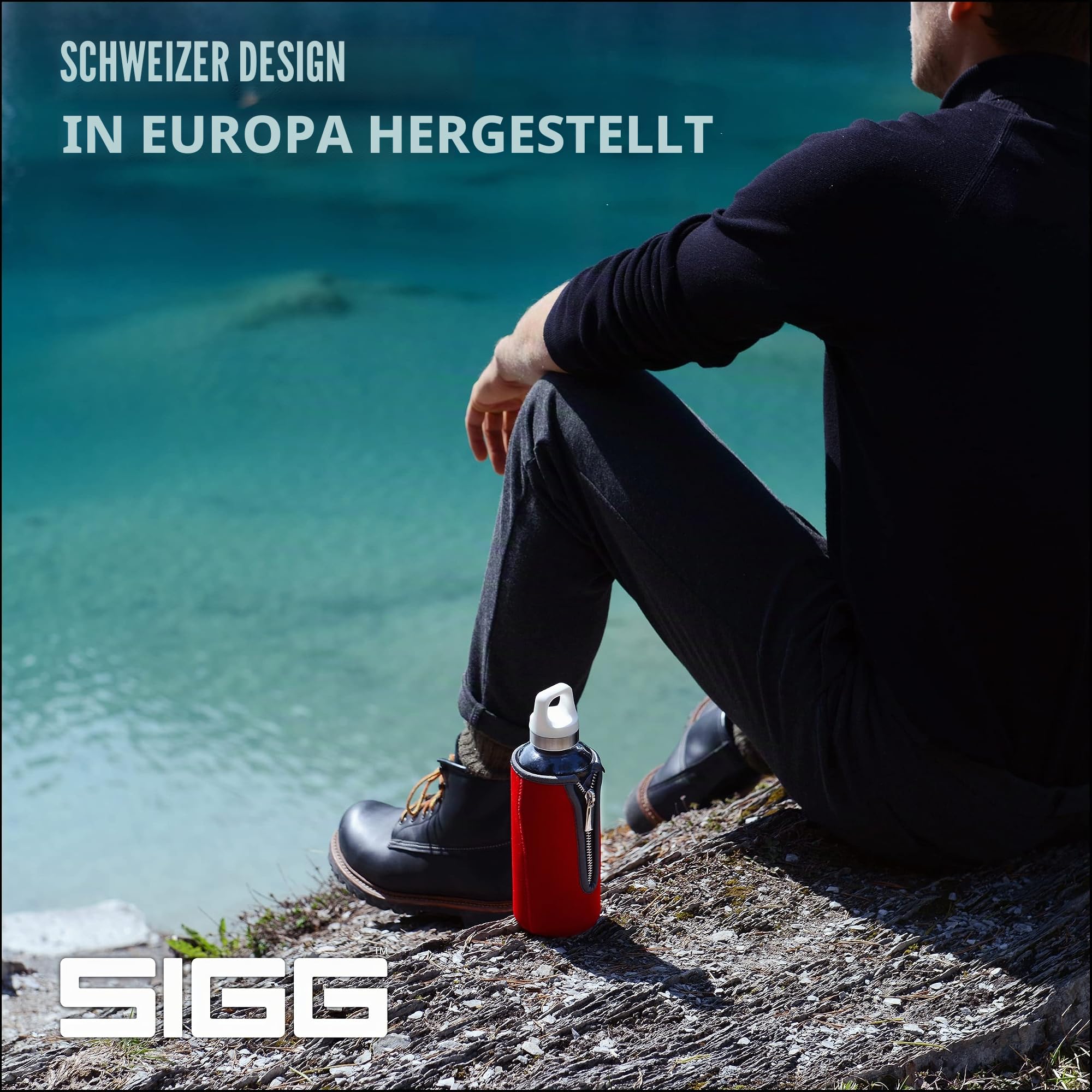 sigg-stella-trinkflasche-0-5-l-rot-glas-trinkflasche-mit-neoprenh-lle-bpa-frei-a image 5