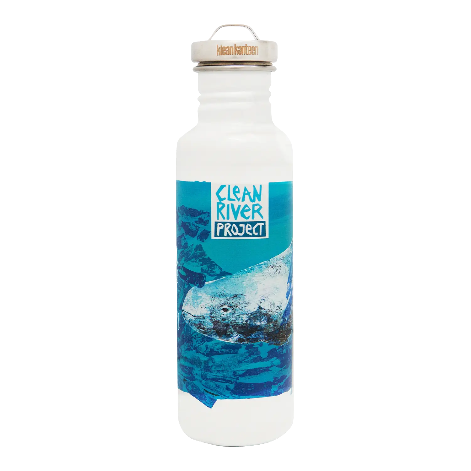 klean-kanteen-classic-clean-river-project-800-ml-edelstahl-trinkflasche-einwandi image 1