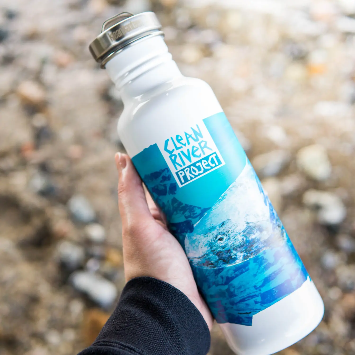 klean-kanteen-classic-clean-river-project-800-ml-edelstahl-trinkflasche-einwandi image 7