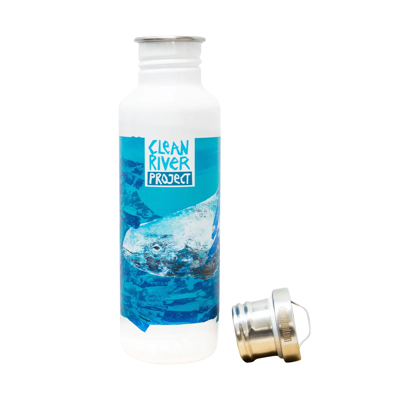 klean-kanteen-classic-clean-river-project-800-ml-edelstahl-trinkflasche-einwandi image 3