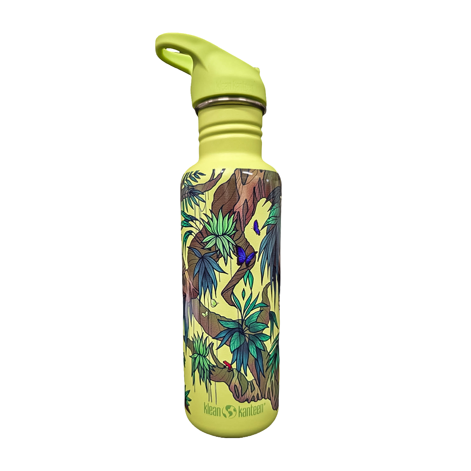 klean-kanteen-classic-earth-day-800-ml-edelstahl-trinkflasche-mit-flip-sport-cap image 1