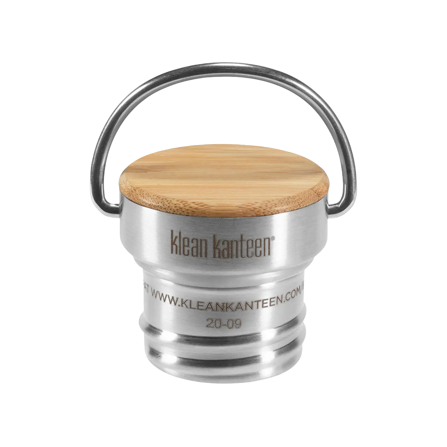 klean-kanteen-edelstahl-loop-cap-mit-bambus-plastikfreier-deckel-f-r-classic-kid image 1