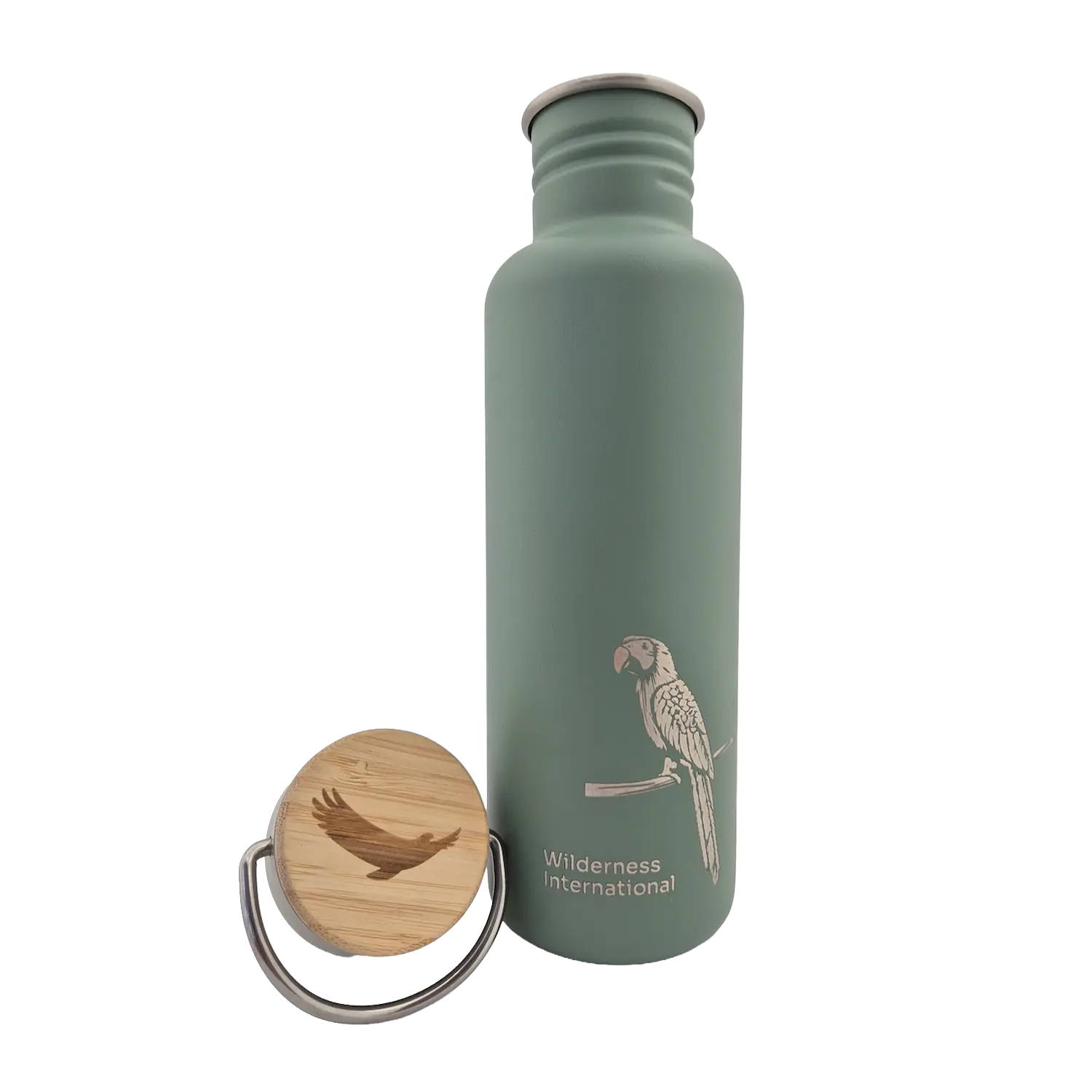 klean-kanteen-classic-trinkflasche-800ml-wilderness-sonderedition-edelstahl-flas image 1