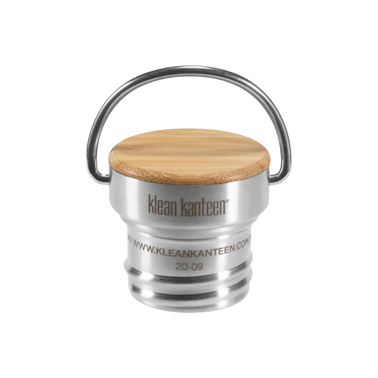 klean-kanteen-reflect-800ml-edelstahl-trinkflasche-mit-bambus-schraubverschluss- image 2