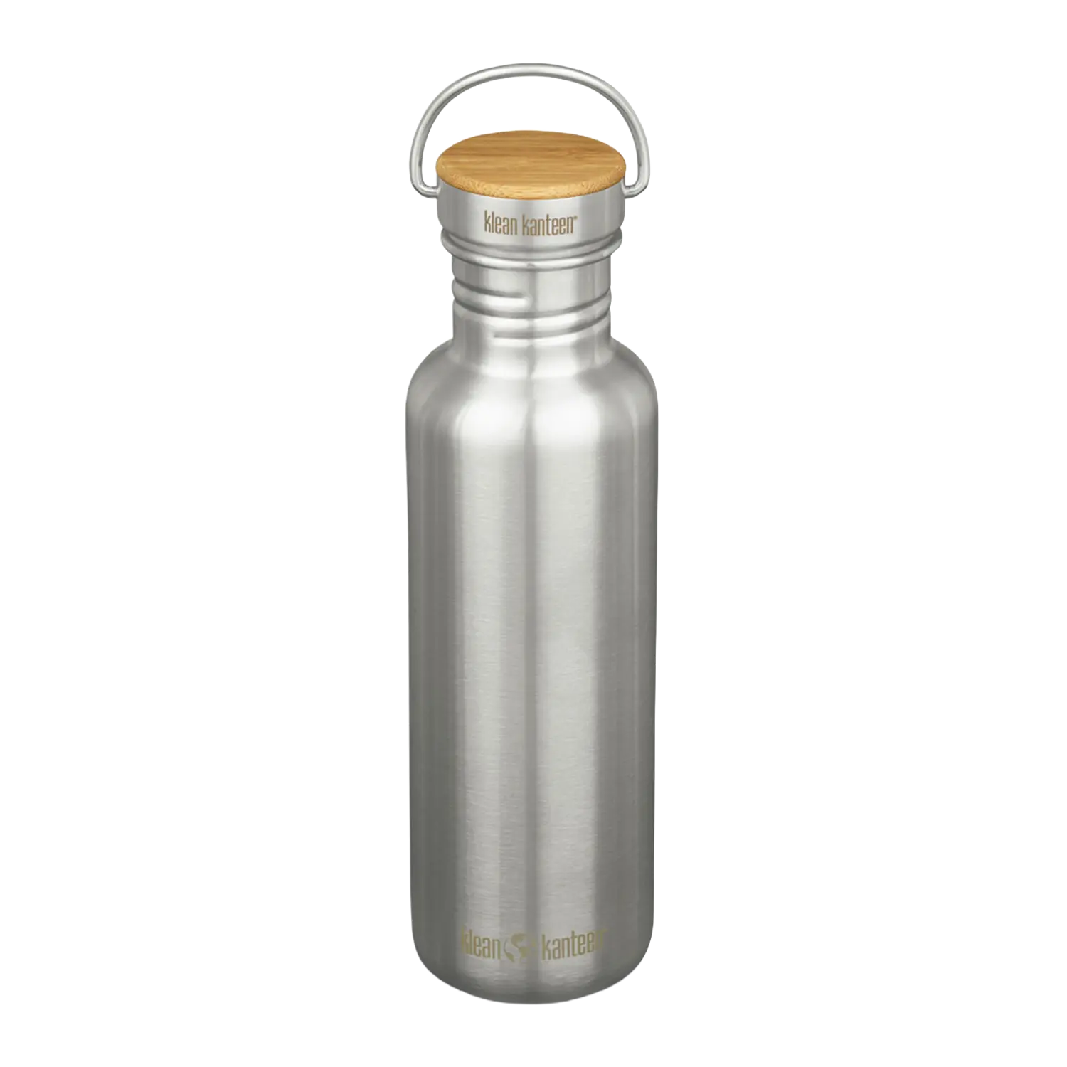 klean-kanteen-reflect-800ml-edelstahl-trinkflasche-mit-bambus-schraubverschluss- image 1