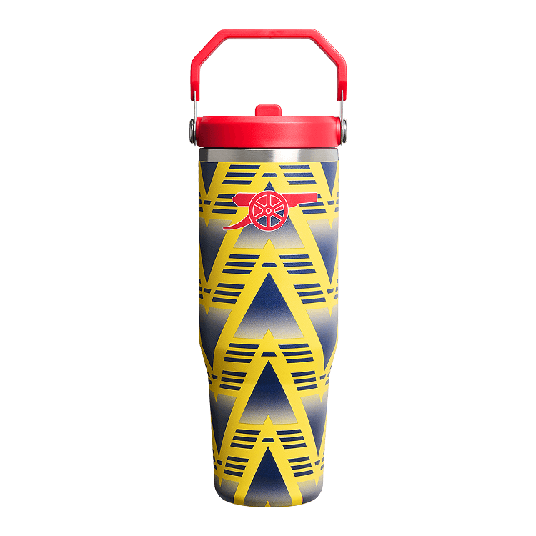 stanley-1913-x-arsenal-iceflow-flip-straw-2-0-tumbler-0-89l-auslaufsicherer-fan- image 1