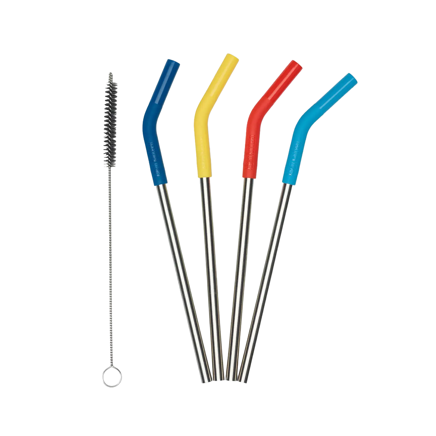 klean-kanteen-edelstahl-trinkhalme-4er-set-8-mm-silikonspitze-flexibel-inkl-trin image 1