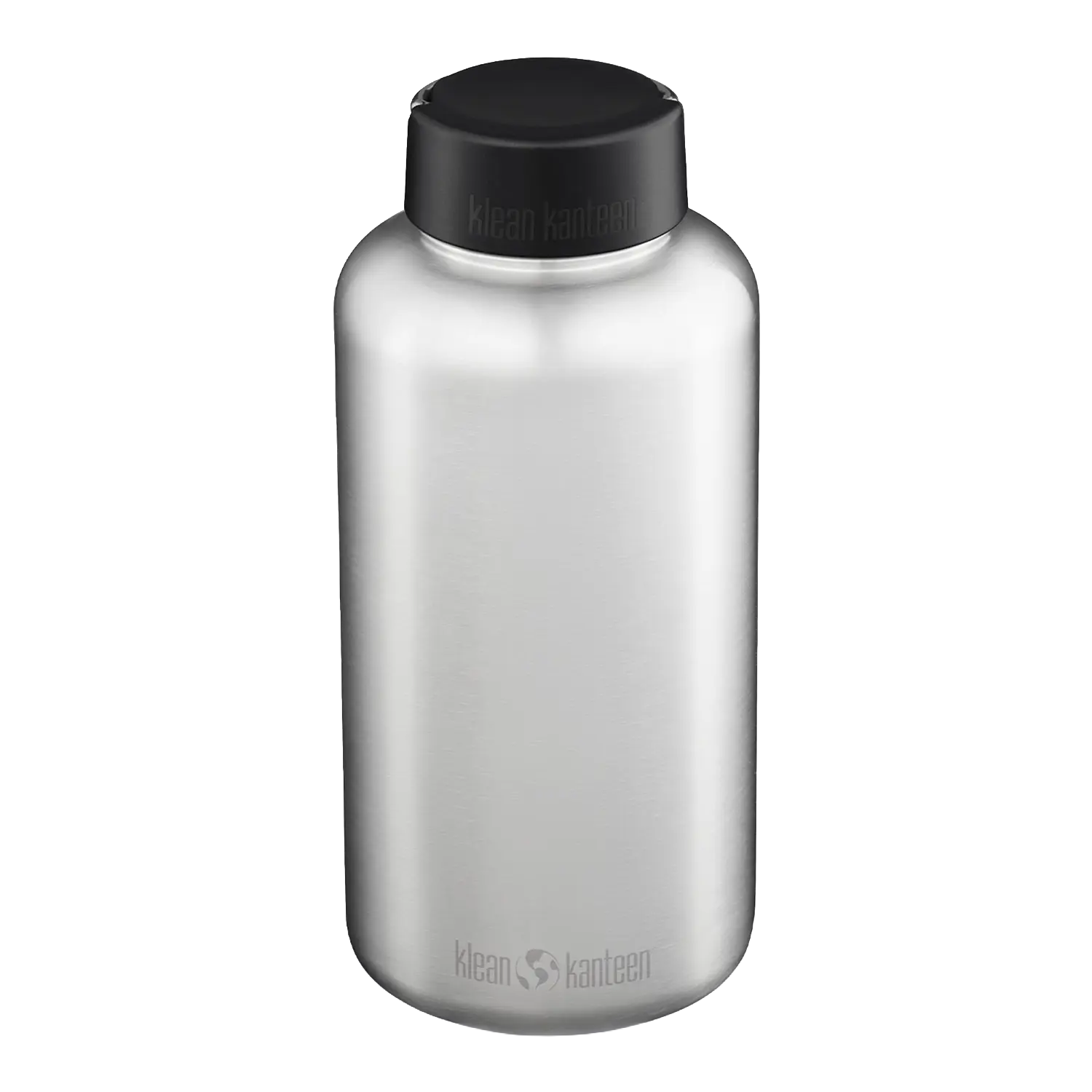 klean-kanteen-edelstahl-trinkflasche-wide-1900ml-mit-wide-loop-cap-brushed-stain image 1