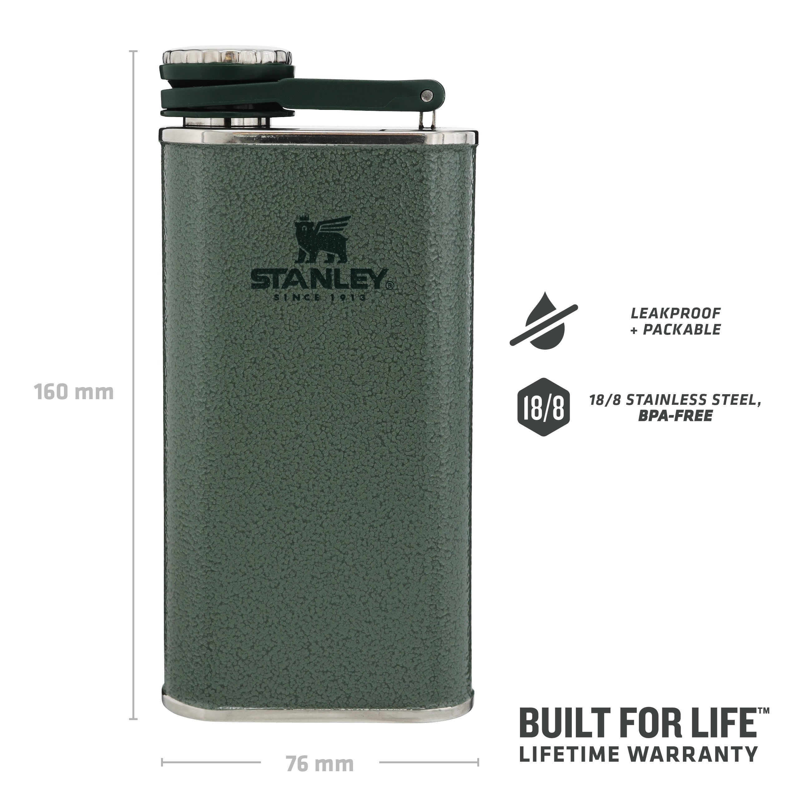 stanley-1913-classic-easy-fill-wide-mouth-flachmann-0-23-l-edelstahl-hip-flask-m image 7